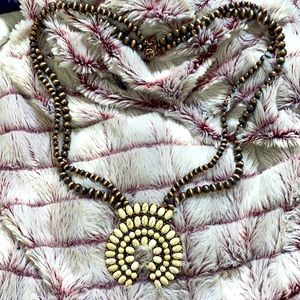 Navajo Squash Blossom Necklace